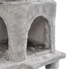 Aga Praskalnik za mačke 36x46x110 cm Siv