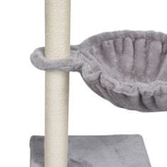 Aga Praskalnik za mačke 55x34x139 cm Siv