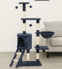 Aga Praskalnik za mačke 55x36x136 cm Temno siva