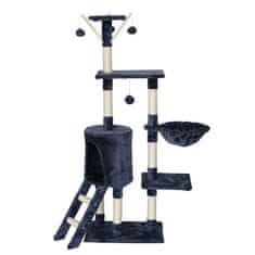 Aga Praskalnik za mačke 55x36x136 cm Temno siva