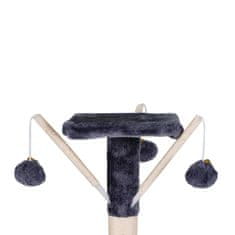 Aga Praskalnik za mačke 55x36x136 cm Temno siva