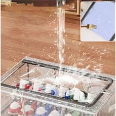 HOME & MARKER® Prozorna zložljiva škatla za shranjevanje čevljev, PVC, 40 x 30 x 21 cm | DURASTOR