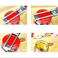 HOME & MARKER® Nastavljiv odpirač kozarcev iz nerjavečega jekla, do 16 cm | JARICARI