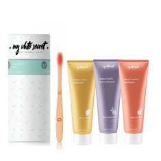 My White Secret Komplet sadnih past in zobne ščetke