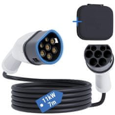 Emc² WBR-T216A-3P-7m, 11 kw 7m Type2 polnilni kabel za javne polnilnice