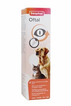Beaphar kapljice za oči Oftal pes, mačka 50ml