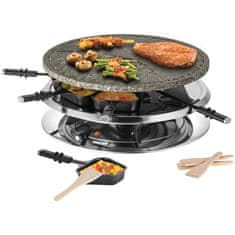 Unold Raclette Multi 4-v-1 48726 večnamenska naprava za raclette, žar in fondue
