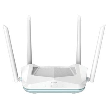 D-Link Usmerjevalnik brezžični WiFi6 802.11ax AX1500 1200Mbit/s dualband MESH MU-MIMO OFDMA 3xLAN 4x antena (R15)