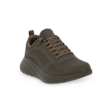 Skechers Čevlji rjava Olive Bobs Squad