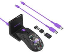 EMAVO Miška Bloody R73 Ultra Duo Wrls 2,4G+USB Cypher Ghost