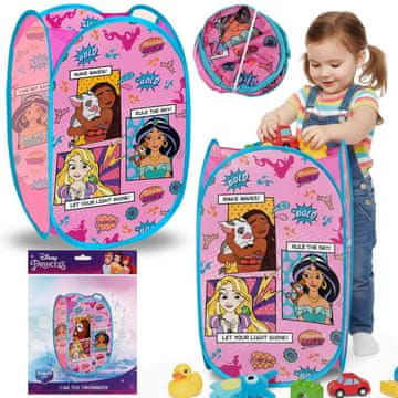 Disney DISNEY PRINCESS Zložljiva košara za igrače, organizator za shranjevanje v otroški sobi, prostorna 70L
