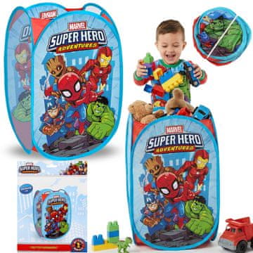 MARVEL COMICS MARVEL Avengers Zložljiva košara za igrače, organizator za shranjevanje v otroški sobi, prostorna 70L