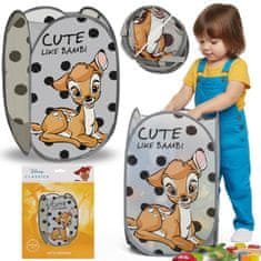 Disney DISNEY Bambi Zložljiva košara za igrače, organizator za shranjevanje v otroški sobi, prostorna 70L