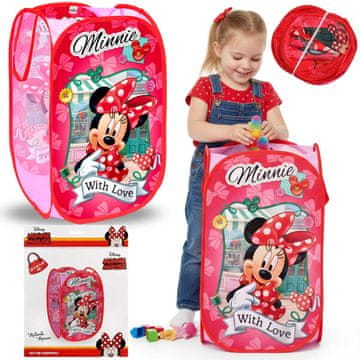 Disney DISNEY Minnie Mouse Zložljiva košara za igrače, organizator za shranjevanje v otroški sobi, prostorna 70L