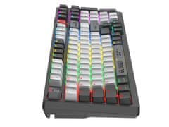 A4Tech mehanska tipkovnica Bloody WS98 siva brezžična