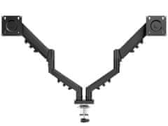 A4Tech Nosilec Za Dva Monitorja (Komplet S Podstavkom) DualForce