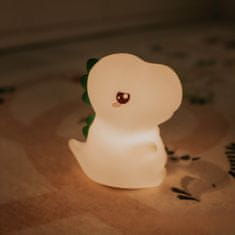 sarcia.eu Mary's Silikonska LED nočna lučka, dinozaver T-REX, za spanje za otroško sobo, USB topla RGB lučka