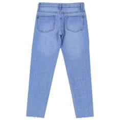 sarcia.eu Džinske hlače z okrasnimi kristali za dekleta, udobne ozke džinske hlače, bombaž