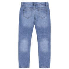 sarcia.eu Džinske hlače z bleščicami za dekleta, udobne ozke džinske hlače, bombaž