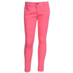 sarcia.eu Roza hlače slim fit za deklice, udobne bombažne hlače za deklice 12-13 let 158 cm