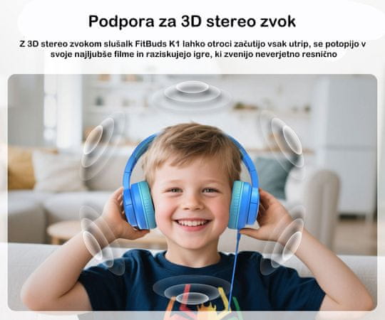 Blackview FITBUDS K1 3D stereo zvok