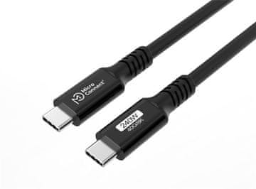 MicroConnect Premium kabel USB C-C USB4 Gen3x2, 0,5m 240W, 40Gbps, 5K60Hz