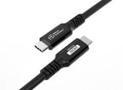 MicroConnect Premium kabel USB C-C USB4 Gen3x2, 1m 240W, 40Gbps, 5K60Hz