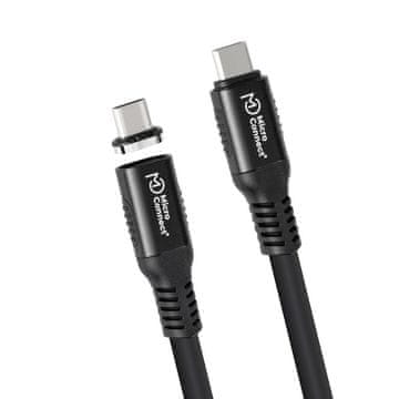 MicroConnect Premium magnetni kabel USB C-C, 2m 240W, 20Gbps, 8K60Hz, USB4