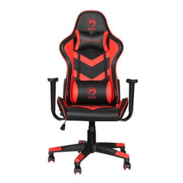 Marvo Scorpion CH-106 RD črno/rdeč nastavljiv gaming stol