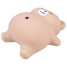 sarcia.eu Mary's Dihajoča LED nočna lučka, Smrčajoči medvedek, mehka, za otroške sobe, USB nastavljiva osvetlitev, silikon