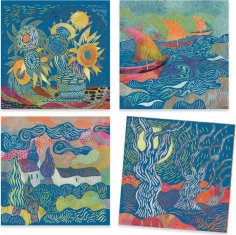 Djeco Slike Vincenta Van Gogha, ki jih je mogoče izpraskati