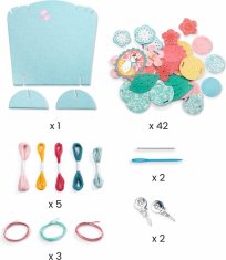 Djeco DIY Vezene ogrlice