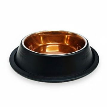 Stabilna posoda iz nerjavečega jekla črna/medena 0,76 l