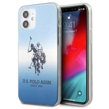 U.S. Polo Assn. Etui U.S. Polo Assn. Gradient Pattern Collection za iPhone 12 mini - modro