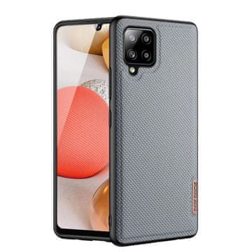 Dux Ducis Dux Ducis Fino etui ovitek prevlečen z najlonskim materialom Samsung Galaxy A42 5G siv