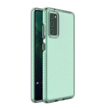 HURTEL Spring Case gel ovitek s pisanim okvirjem za Samsung Galaxy A72 4G mint
