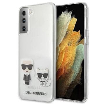 Karl Lagerfeld Etui Karl Lagerfeld Karl&Choupette za Samsung Galaxy S21+ - prozorno
