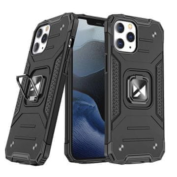 WOZINSKY Wozinsky Ring Armor oklepni hibridni ovitek + magnetni držalo iPhone 13 Pro Max črn
