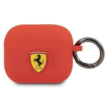 Ferrari Ovitek Ferrari Silicone za AirPods 3 - rdeč
