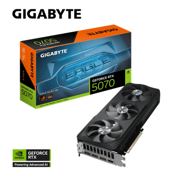 Gigabyte Grafična kartica GeForce RTX 5070 EAGLE OC SFF 12G, 12GB GDDR7, PCI-E 5.0