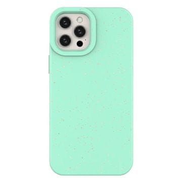 HURTEL Eco Case etui za iPhone 12 Pro Max silikonski ovitek ohišje za telefon mint