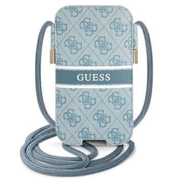 Guess Torbica Guess 4G Stripe 6.1'' - modra