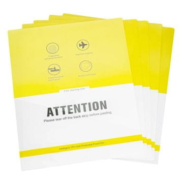 HURTEL 20 kosov hidrogelne folije za tablični računalnik, samoregeneracijske, za rezanje s ploterjem (29 cm x 22,5 cm)