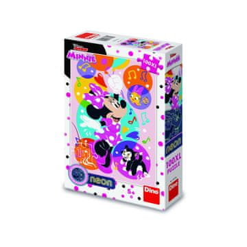 Dino Sestavljanka Minnie neon 100 XL kosov