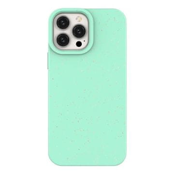 HURTEL Eco Case etui iPhone 14 Plus silikonski razgradljiv ovitek mint zelene barve