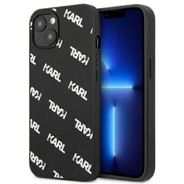 Karl Lagerfeld Etui Karl Lagerfeld Allover za iPhone 13 mini - črno