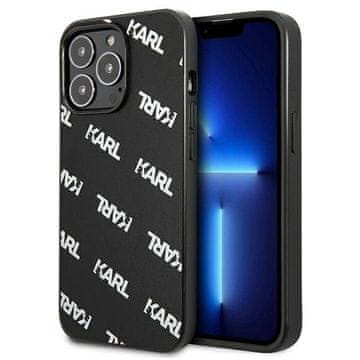 Karl Lagerfeld Etui Karl Lagerfeld Allover za iPhone 13 Pro / iPhone 13 - črno
