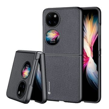 slomart Dux Ducis Fino etui ovitek prevlečen z najlonskim materialom Huawei P50 Pocket črn