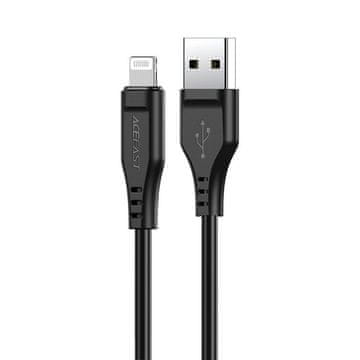 slomart Acefast kabel MFI USB - Lightning 1,2m, 2,4A črn (C3-02 black)