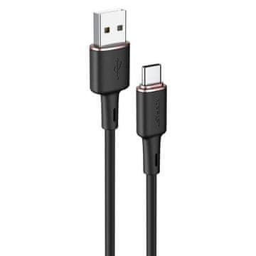 slomart Acefast kabel USB - USB Tip C 1,2m, 3A črn (C2-04 black)